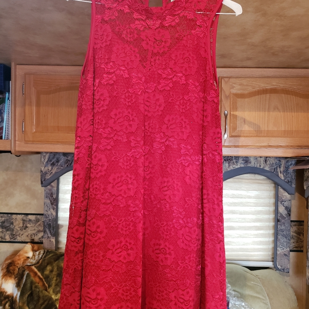 Red dress